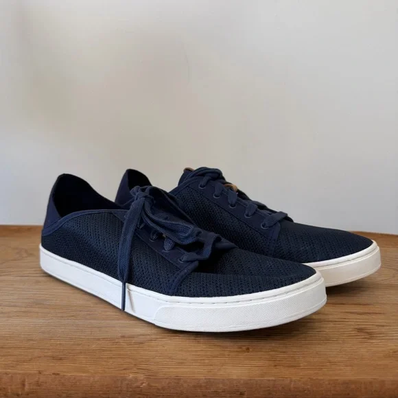NWT Olukai Pehuea Li Lightweight Tennis Shoes Blue Sneakers Navy Blue Women’s 11 - Picture 2 of 9